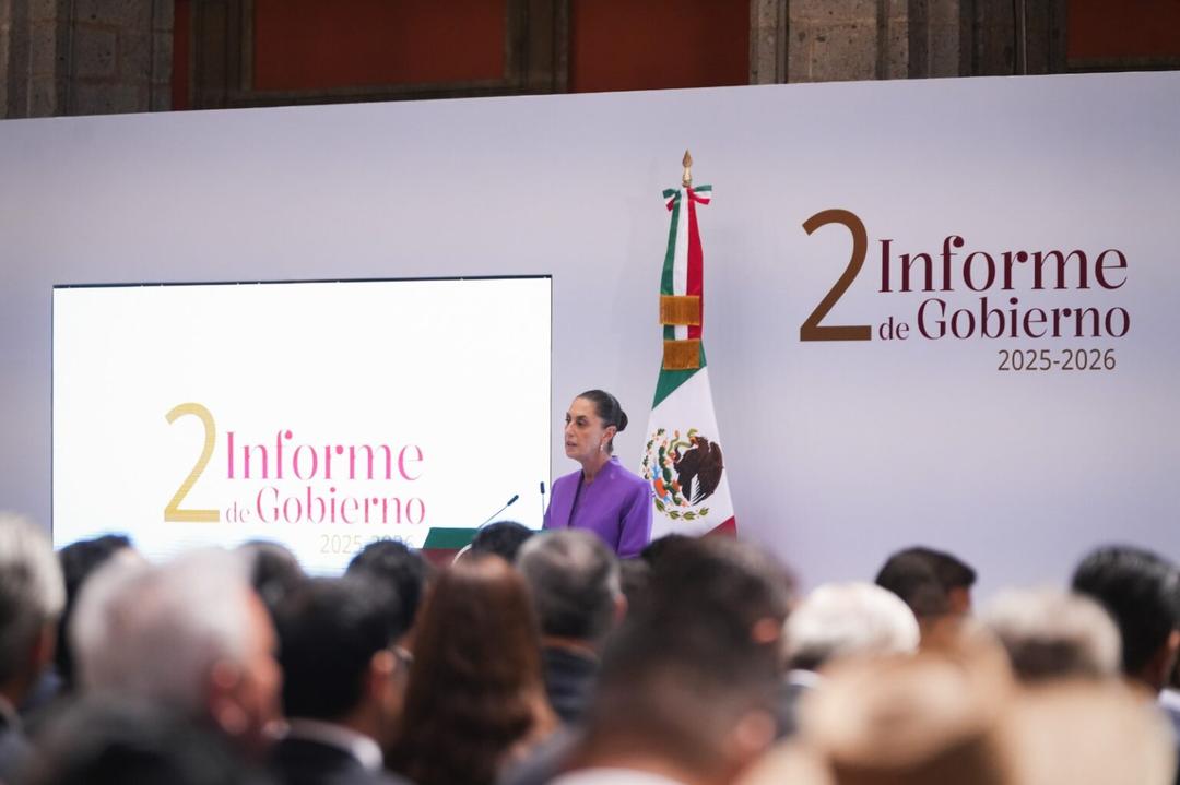 Tere Jiménez asiste al segundo informe de la presidenta Claudia Sheinbaum