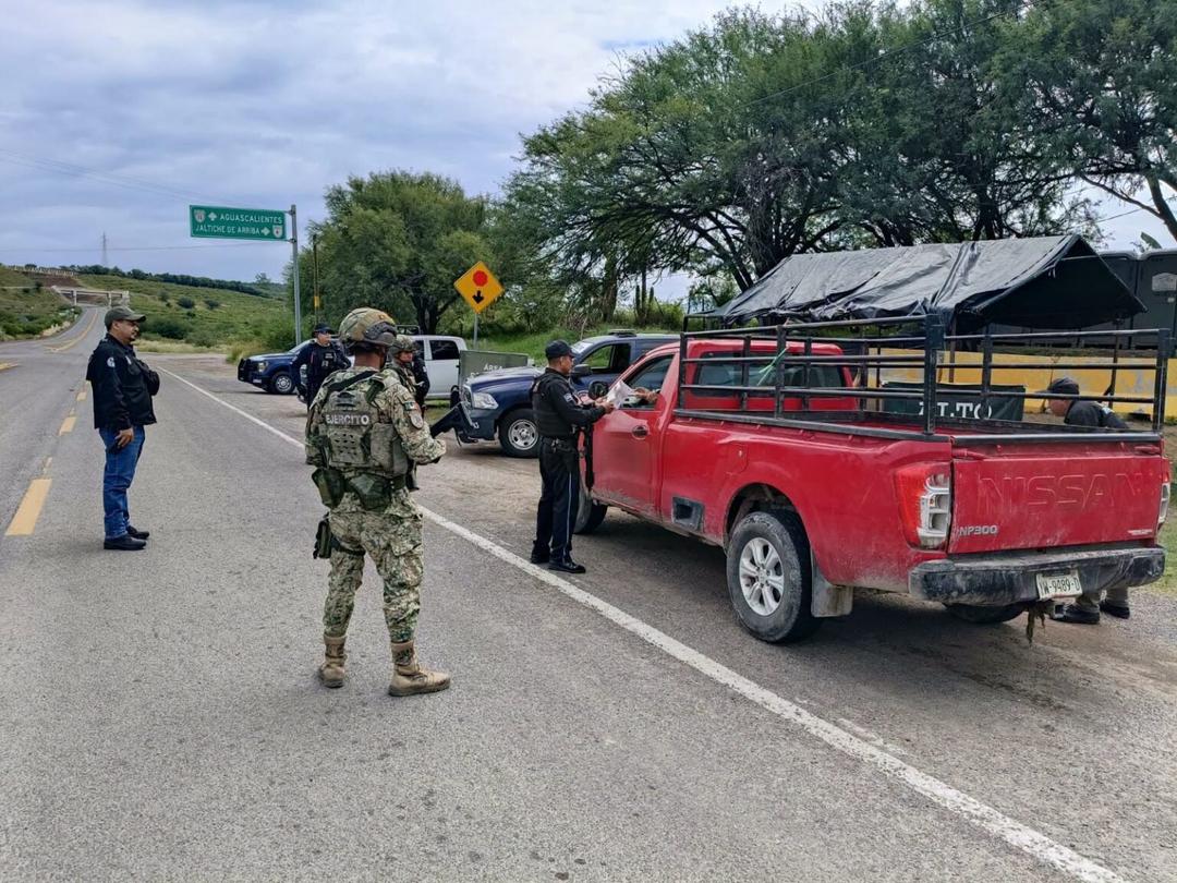 Refuerzan presencia preventiva con Operativo Sagaz en Calvillo