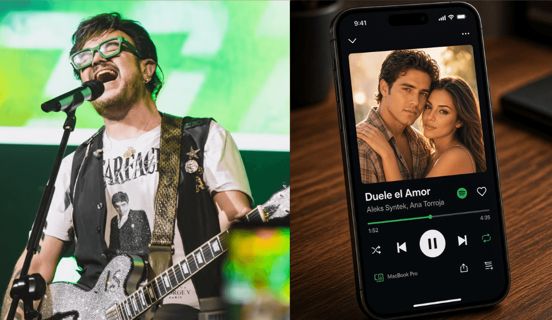 Aleks Syntek: Suben reproducciones del cantante en Spotify