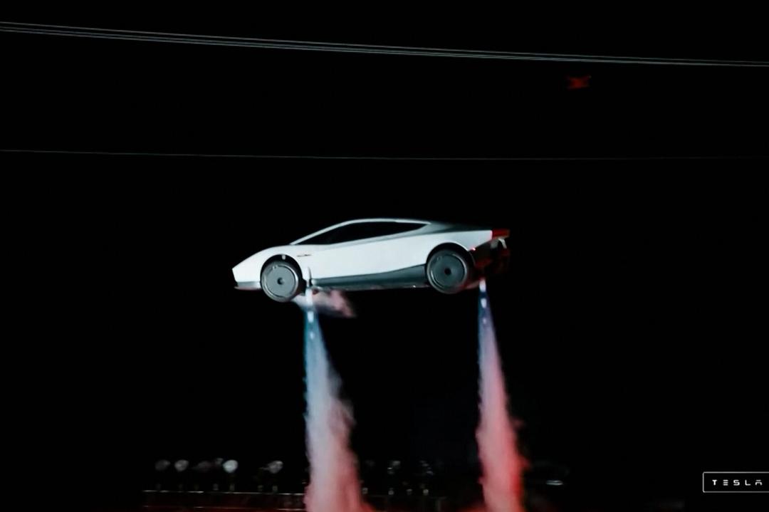 Elon Musk presenta auto volador de Tesla