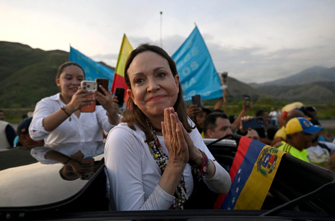Corina Machado regresó a Caraca y Delcy Rodríguez responde
