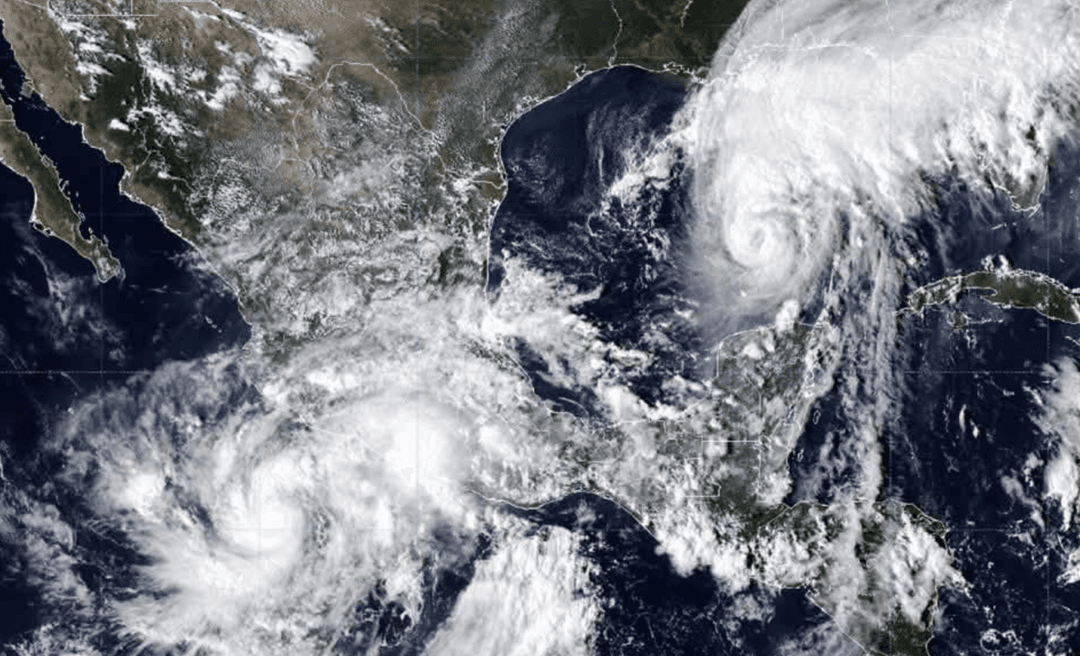 Huracán Isaías se intensificó a categoría 2 en el Golfo de México