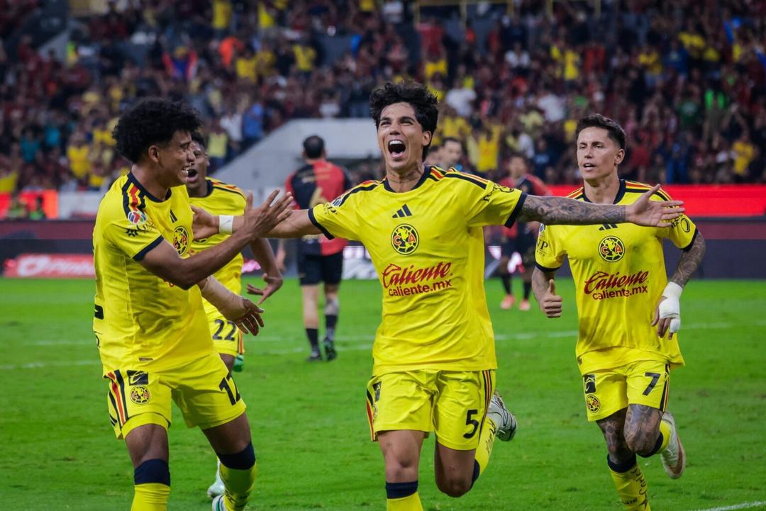 América vence 5-2 al Atlas; se queda con el liderato