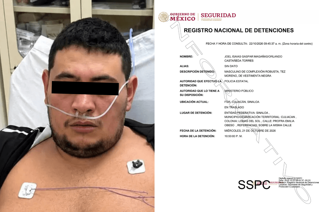 El Coco Ranas: Cae en Culiacán presunto operador de Los Chapitos
