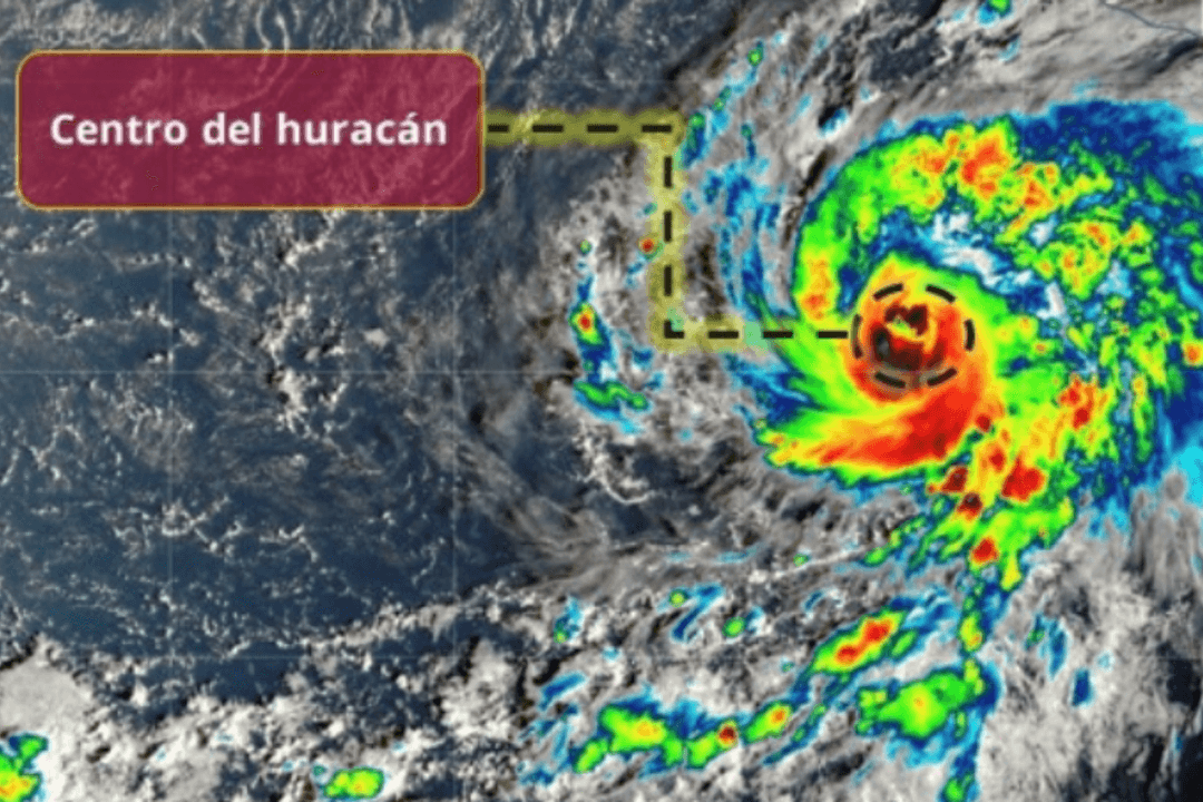 ‘Vance’ incrementa a huracán categoría 1 en el Pacífico
