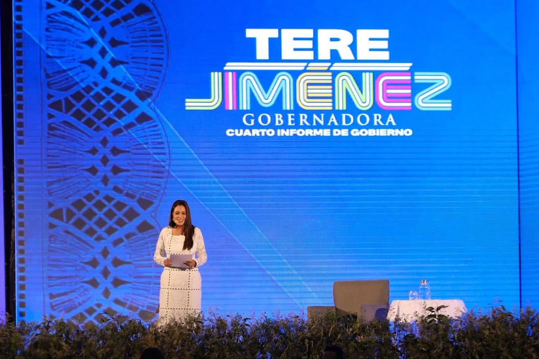 Tere Jiménez presenta su Cuarto Informe de Gobierno