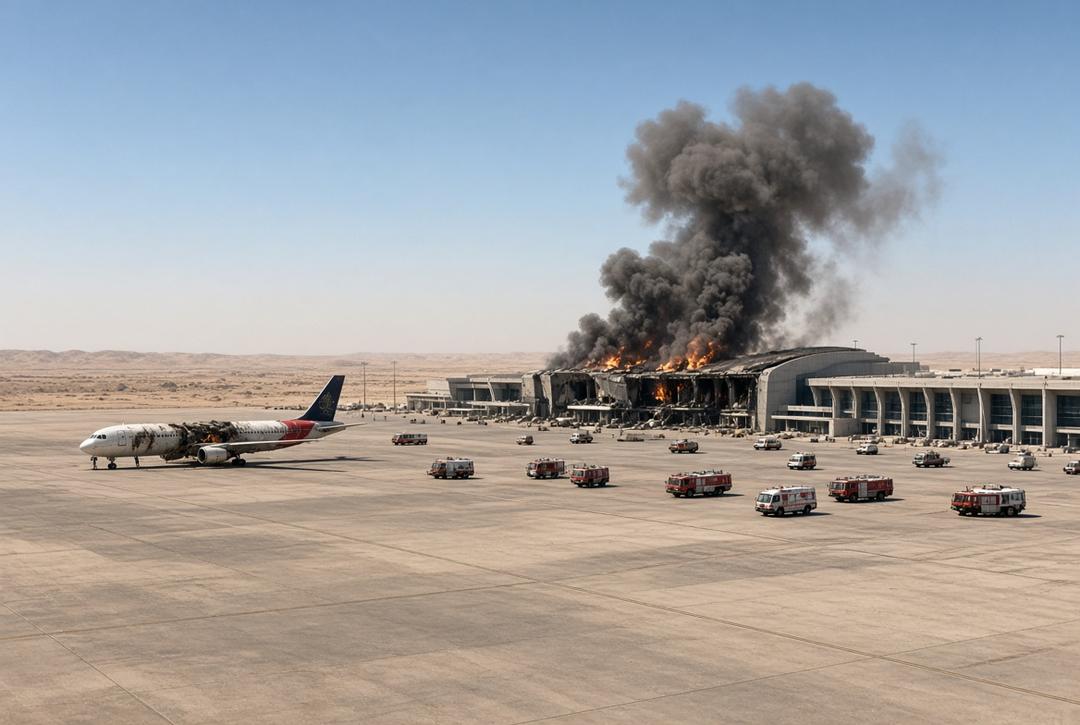 Arabia: Suspenden operaciones del aeropuerto de Riad tras ataque